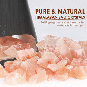 Nouveauté Diffuseur d'arômes en sel de l'Himalaya sculpté à la main de qualité supérieure A+ Whisper Salt Top pour la décoration de la maison - Product Image 5