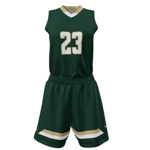 Ensemble de maillots de basket personnalisés par sublimation, sans manches, séchage rapide, uniforme d'équipe, vêtements de sport, fabricant OEM ODM, vente en gros - Product Image 2