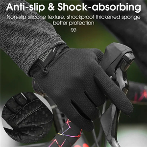 Summer Outdoor Cycling <b>Gloves</b> Luminous Breathable <b>Touchscreen</b> Compatible Non-Slip CE Certified Riding <b>Gloves</b> accept custom logo - Product Image 2