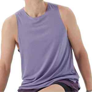 Débardeur uni pour homme pour l'entraînement et le fitness, impression de logo personnalisée, coton, style décontracté - Prix de gros usine - Product Image 1