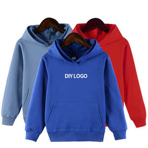 Sweat-shirts à capuche en molleton pour enfants, personnalisables avec logo, en coton, décontractés, pour garçons, vente en gros - Product Image 1