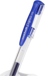 Stylo à encre gel UNI Signo UM-100 0,5 mm 0,8 mm UM100 Stylo roller Noir Rouge Bleu Bleu-noir Or Argent Japon - Product Image 3