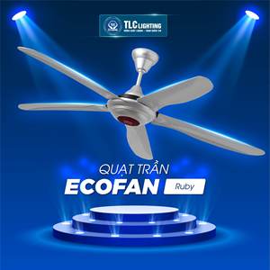 Vente en gros de ventilateur de plafond en plastique ABS Eco Premium modèle Ruby équipé d'une télécommande pour un usage domestique de TLC Vietnam - Product Image 5