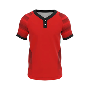 Conjuntos de Uniformes de Béisbol Personalizados de Alta Calidad 100% Poliéster para Hombres Adultos, Uniformes de Softbol Cortos con Impresión por Transferencia de Calor OEM - Product Image 2