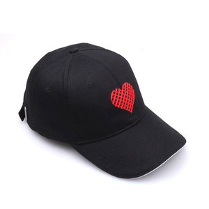 Casquette de baseball unisexe pour enfants ECONEX SPORTS, noire, 6 panneaux, couleur unie, respirante, imperméable, en toile, avec boucle métallique, ajustée - Product Image 2