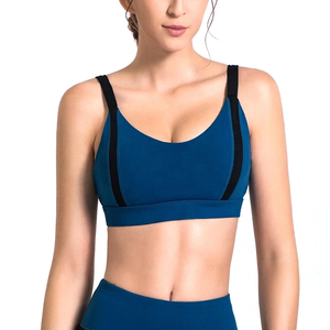 Custom Factory Wholesale Women's Sports Bra – Contrast Strap High <b>Support</b> Seamless Gym <b>Crop</b> <b>Top</b> for Yoga & Fitness - Product Image 5
