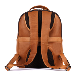 Most Selling Genuine Cowhide <b>Leather</b> <b>Backpack</b> for Laptop Travel Business <b>Backpack</b> with USB Charging Available In Bulk Quantity - Product Image 2