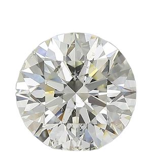 Diamantes certificados IGI, venta al por mayor, 2,01 quilates, blanco, Color J, grado SI1 y SI2, Diamantes Sueltos de claridad, solitarios redondos de corte brillante - Product Image 1