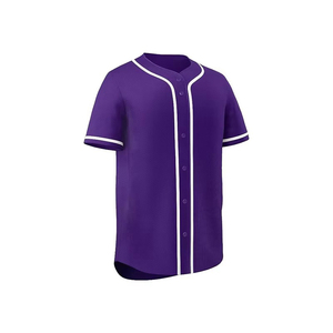 Nueva Llegada, Jersey de Béisbol Personalizado de Manga Corta a Precios Económicos, Jersey de Béisbol Liso para Hombre, Sublimado e Impreso al por Mayor - Product Image 3