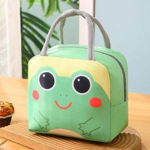 Portable Insulated <b>Lunch</b> <b>Bag</b> with Cute Animal Print Thermal Cooler Tote for School Kids and Office Work Daily Use - Product Image 3