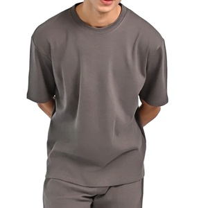 100% coton haute qualité T-shirt pour hommes coupe régulière O cou coton t-shirts été mode porter T-shirt 2026 - Product Image 1