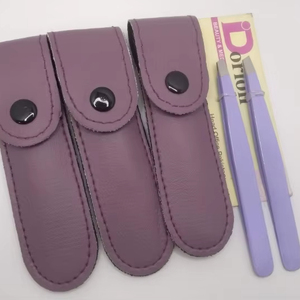 Nouvelles pinces à sourcils professionnelles colorées en acier inoxydable, pinces à sourcils personnalisées avec logo, pinces à sourcils pour épilation des poils incarnés au Pakistan - Product Image 1