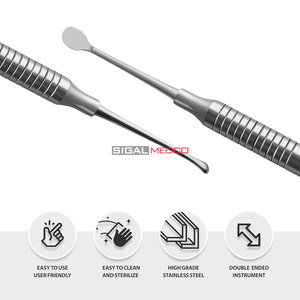 Instrument chirurgical dentaire pour interventions implantaire, extractions dentaires, chirurgie buccale et élévateur périostal creux pour tissus - Product Image 4