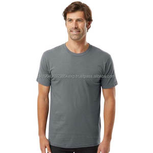 T-shirts unisexes en jersey fin 100% coton peigné, tees unis et solides, packs en gros - Product Image 1