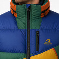 Veste d'hiver matelassée sur mesure pour homme, très demandée, écologique, respirante, en tissu véritable, avec capuche, meilleur prix, vente en gros