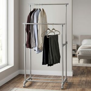 Meilleure vente en gros sur eBay, fabricant de meubles de rangement pour la maison à Taïwan, articles ménagers MIT DIY, tube en acier chromé réglable - Product Image 1