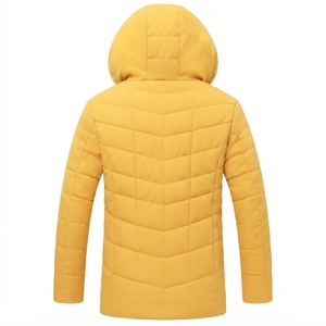 Custom <b>Men's</b> Hooded Winter Padded <b>Jacket</b> Thermal Insulated Outdoor Wear OEM ODM - Product Image 2