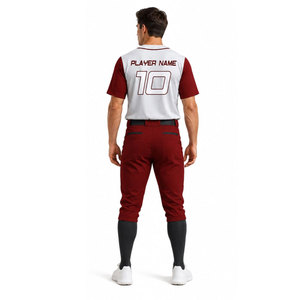 Conjunto de Camiseta de Béisbol Unisex, Color y Logotipo Personalizados, Manga Larga, Nombre del Equipo Impreso, Transpirable, Corte Regular, Todas las Temporadas, 100% Poliéster - Product Image 5