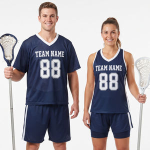 Wholesale Lacrosse Team Uniform Premium Custom Teamwear Breathable <b>Polyester</b> Jersey <b>Shorts</b> Quick Dry - Product Image 1