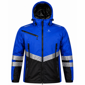 Men's <b>Waterproof</b> Reflective Safety Polyester CE Certified Rip-Stop High Visibility Winter Workwear Construction Security - Product Image 5