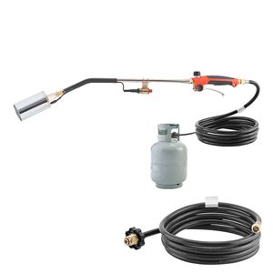 Brûleur à propane haute puissance 240 000 BTU pour désherbage, robuste, avec tuyau de 3 m et flamme turbo triple réglable, désherbeur manuel - Product Image 1