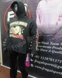 Sudadera con Capucha de Alta Densidad con Estampado Puff, Estilo Vintage Lavado, Sudadera con Capucha Personalizada con Gráficos 3D en Relieve, Algodón Grueso - Product Image 4