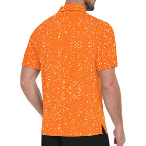 Classic Style Men Sublimation <b>Polo</b> T-Shirt Premium Fabric Breathable Comfortable Elegant Casual Wear For Men - Product Image 6