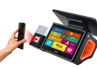 Anypay A9D Cajas registradoras de doble pantalla Restaurante POS Software Sistema Pos de 15,6 pulgadas Todo en uno Tienda minorista Pequeñas empresas Win10