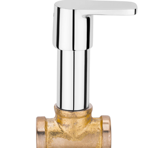 Grifo de lavadora de latón oculto para montaje en pared, acabado cromado, mezclador de agua fría y caliente para lavabo de baño - Product Image 1