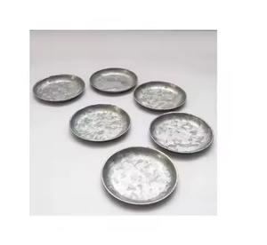 Juego de posavasos decorativos de metal para protección y soporte de vasos - Product Image 1