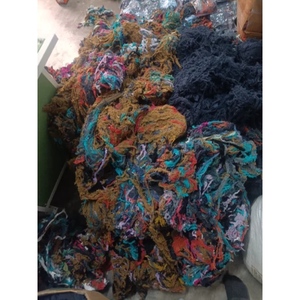 Déchets de fil de coton multicolores pour la fabrication de fils recyclés et la production textile durable, disponibles au prix fabricant - Product Image 4
