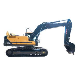 Excavatrice sur chenilles noire HX210L avec marteau hydraulique PLC pour une puissance de creusement élevée dans la construction et les travaux de terrassement - Product Image 2