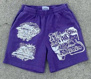 2025 Custom <b>Men's</b> <b>Sweat</b> <b>Shorts</b> Streetwear <b>Men</b> Vintage Sun Dye Fade Washed <b>Sweat</b> <b>Shorts</b> Raw Edge Y2K <b>Men</b> Summer Fleece <b>Shorts</b> - Product Image 1