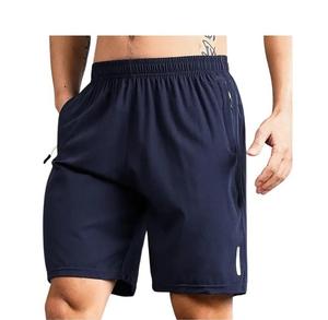 Wholesale Custom 7 Inch Inseam Polyester <b>Men's</b> <b>Shorts</b> Drawstring Elastic Waist Plus Size Gym <b>Shorts</b> <b>Men</b> with <b>Zip</b> <b>Pocket</b> 5 Inch - Product Image 6