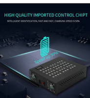 Station de charge USB 100 ports 500W DC5V 100A, chargeur de bureau multi-appareils, affichage numérique, chargeur USB multi-ports pour téléphones