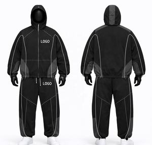 Chaqueta Cortavientos Ligera Reversible Personalizable de Tallas Grandes para Hombre, Estilo Urbano, con Capucha, Venta al por Mayor 2026 - Product Image 1