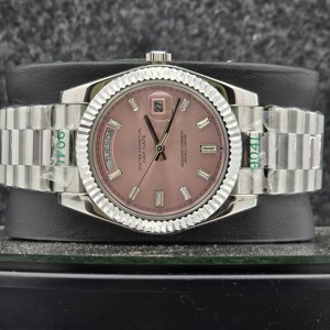 Reloj Mecánico Automático para Hombre, Caja de Acero Inoxidable, Esfera de Platino, Cristal de Zafiro, Resistencia al Agua de 10 Bares, Moda, Lujo, Tecnología - Product Image 2