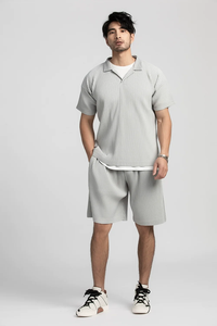 เสื้อโปโลแขนสั้นผู้ชาย, เสื้อยืดคอปกเสื้อลำลองหลวมระบายอากาศ - Product Image 5