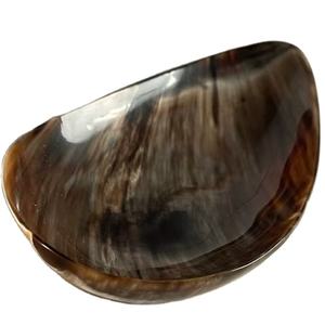 Nouveauté, vaisselle en céramique de haute qualité au design moderne, comprenant une assiette et une tasse avec un bol en corne de buffle poli à la main - Product Image 1