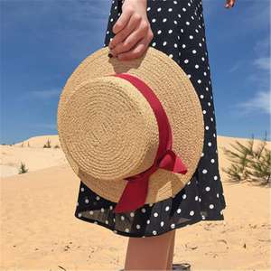 Wholesale Customized Plain Image Sombrero Brim Adumbral Braid Summer Straw Hats Fashionable Ladies Beach Handicraft Made Vietnam - Product Image 6