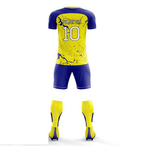 Uniforme de Fútbol de Manga Corta con Estampado Sublimado, Uniforme de Compresión para Clubes Deportivos, Venta Caliente, MOQ Bajo - Product Image 5