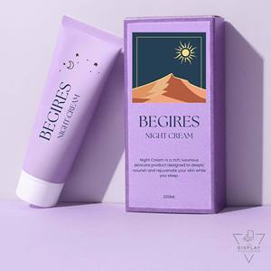 กล่องโชว์ผลิตภัณฑ์ดูแลผิวแบบใช้แล้วทิ้งที่เป็นมิตรกับสิ่งแวดล้อมของ Elegant Hectors บรรจุภัณฑ์พิมพ์ลายตามสั่ง กระดาษเคลือบสีเงิน/เงาแบบด้าน - Product Image 4