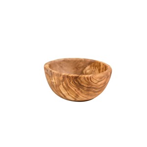 Handcrafted Olive <b>Wood</b> Curved Bowl Wholesale | Artisan Fruit Bowl India - Product Image 3