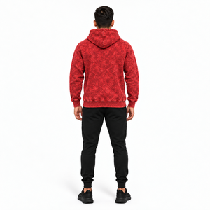 Sudadera con Capucha Premium de Felpa para Hombre, Diseño de Esqueleto con Lavado Ácido, Manga Larga, 100% Algodón - Product Image 4