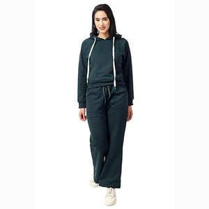 Conjuntos Deportivos de Dos Piezas para Mujer, Sudadera con Capucha para Correr al Aire Libre, Color Sólido, Talla Grande, Ropa de Invierno, Conjuntos Atléticos para Chicas - Product Image 1