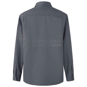 Premium <b>Flame</b> Retardant Cotton Work <b>Shirt</b> Breathable Fabric Practical Pockets Anti-Wrinkle Features for Comfortable Daily Use - Product Image 3