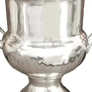 Nouvelle Collection Style Traditionnel Argent Plaqué Laiton Seau À Vin 2 Poignées pour Fête Nouvel An Célébration Matériau En Métal Durable - Product Image 6
