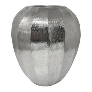 Jarrón de Metal Moderno para Mesa, Hecho a Mano, Acabado Plateado, Diseño Escultural, Recipiente Artístico para Flores, Decoración de Sala de Estar, Ecológico - Product Image 5