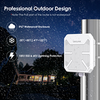 Offre Spéciale WN573HP3 Wavlink AX3000 Point d'accès WiFi6 sans fil extérieur IP67 Routeur Répéteur POE 4 Antennes Couverture 500-1000m²