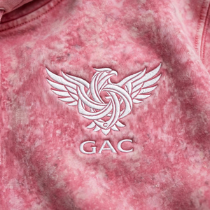 เสื้อฮู้ดดี้ผู้ชายผ้าฝ้าย 100% สีชมพูสำหรับฤดูหนาว แขนยาว มีกระเป๋าจิงโจ้ ปลายแขนริบบิ้น ปักลาย สไตล์สตรีทแฟชั่น - Product Image 6